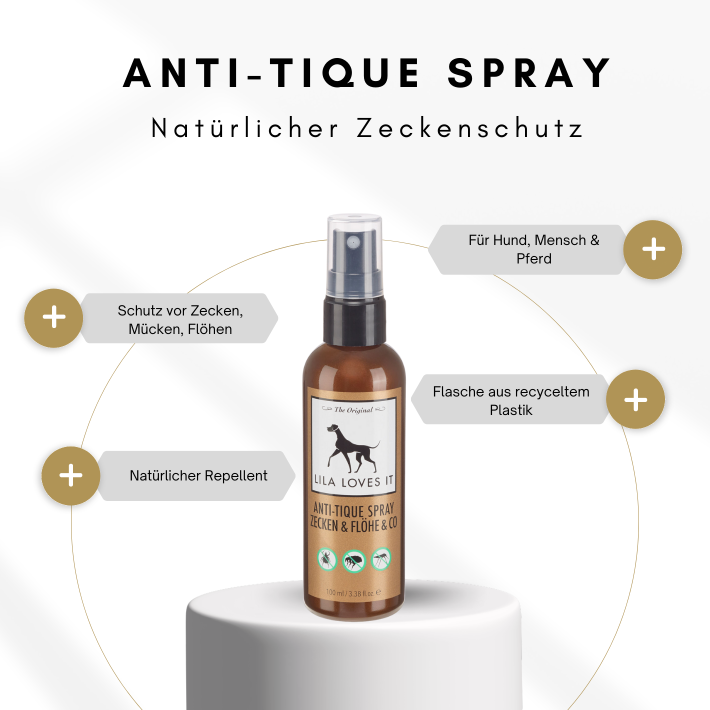 Zeckenspray für Hunde